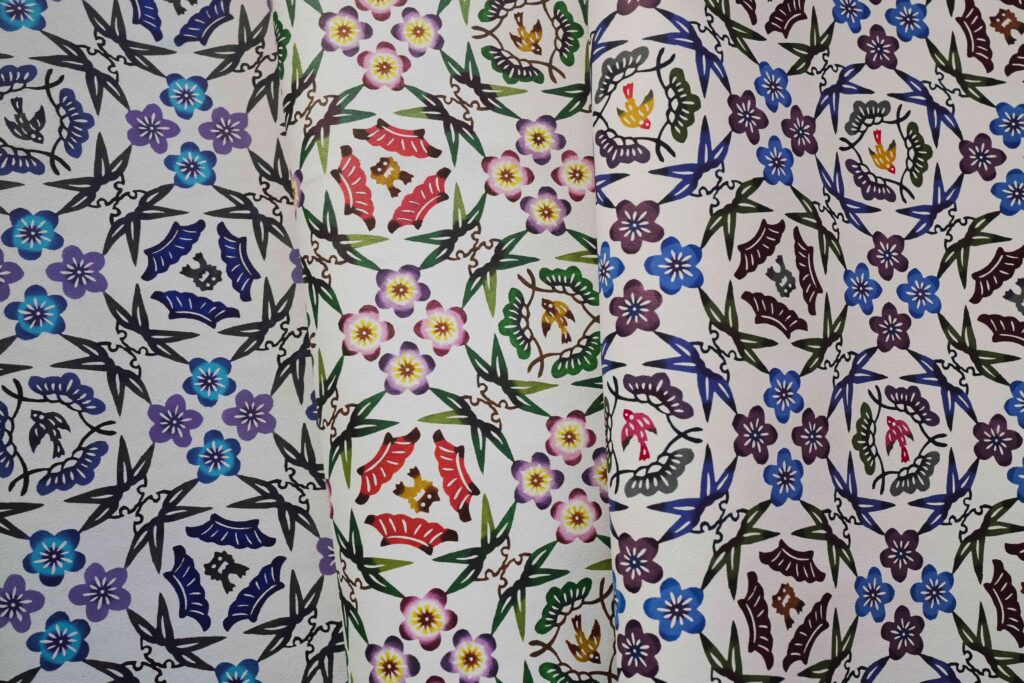 たくさんの色柄のバリエーション